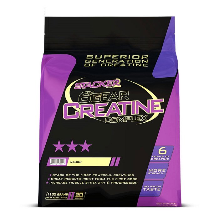Stacker2 Europe, 6th Gear Creatine Complex, Lemon - 1135g