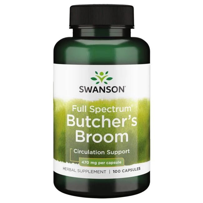 Swanson, Full Spectrum Butcher's Broom, 470mg - 100 caps