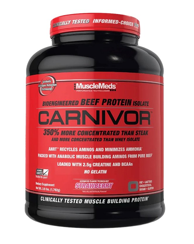 MuscleMeds, Carnivor, Strawberry - 1792g