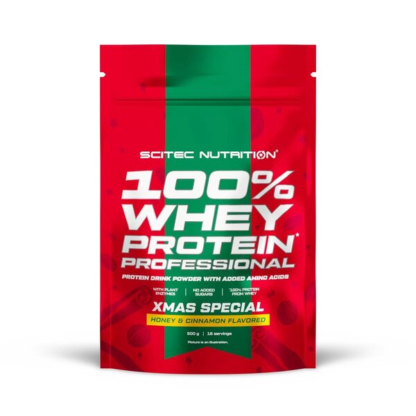 SciTec, 100% Whey Protein Professional, Honey & Cinnamon - 500g