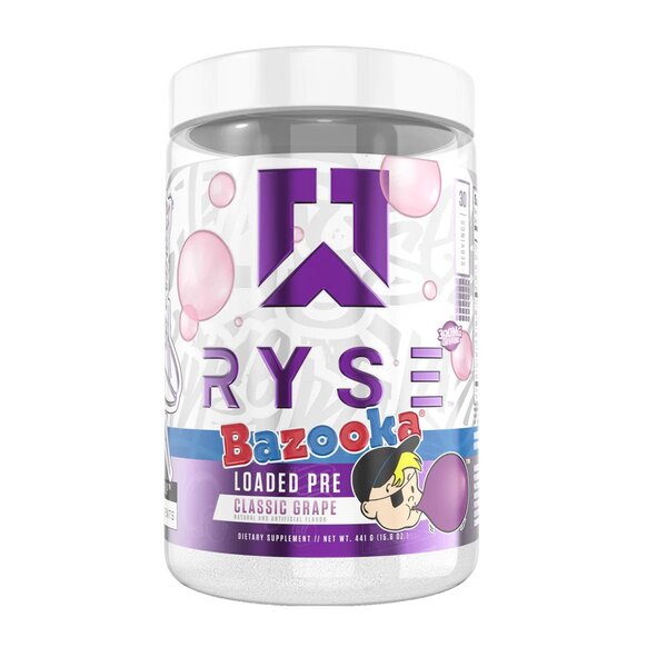 RYSE, Loaded Pre, Bazooka Classic Grape - 438g