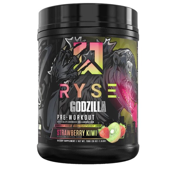 RYSE, Godzilla Pre-Workout, Strawberry Kiwi - 738g