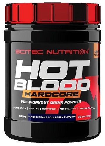 SciTec, Hot Blood Hardcore, Blackcurrant Goji Berry - 375g