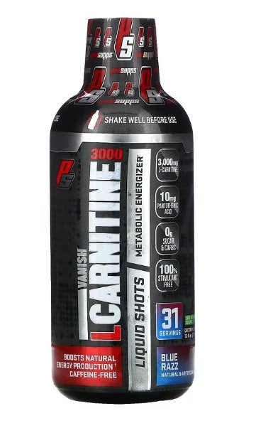 Pro Supps, L-Carnitine 3000, Blue Razz - 473 ml.