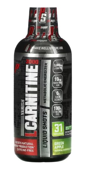 Pro Supps, L-Carnitine 3000, Green Apple - 473 ml.