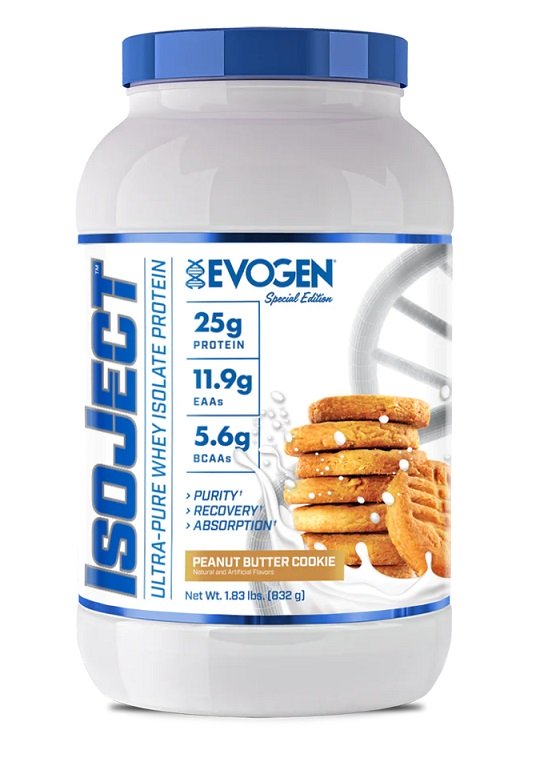 Evogen, IsoJect, Peanut Butter Cookie - 832g