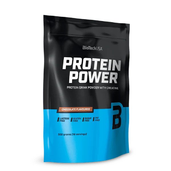 BioTechUSA, Protein Power, Strawberry Banana - 500g