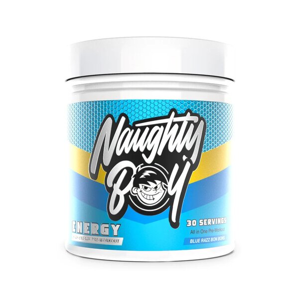Naughty Boy, Energy, Blue Razz Bon Bons - 390g