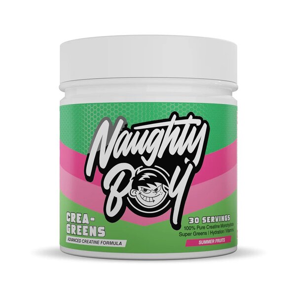 Naughty Boy, Crea-Greens, Summer Fruits - 270g