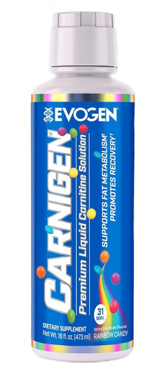 Evogen, Carnigen Liquid, Rainbow Candy - 473 ml.