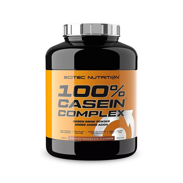 SciTec, 100% Casein Complex, Belgian Chocolate - 2350g