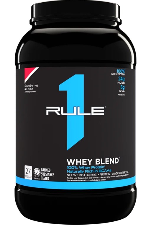 Rule One, R1 Whey Blend, Strawberries & Creme - 891g