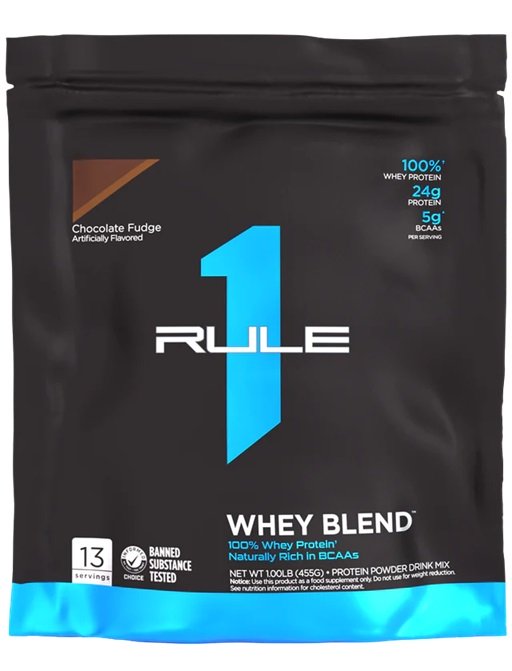 Rule One, R1 Whey Blend, Chocolate Fudge - 455g