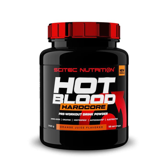 SciTec, Hot Blood Hardcore, Orange Juice - 700g
