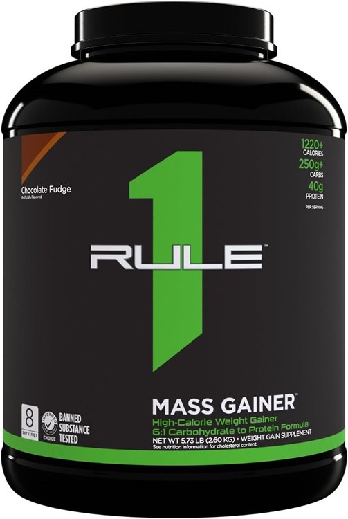 Rule One, Mass Gainer, Chocolate Fudge - 2600g