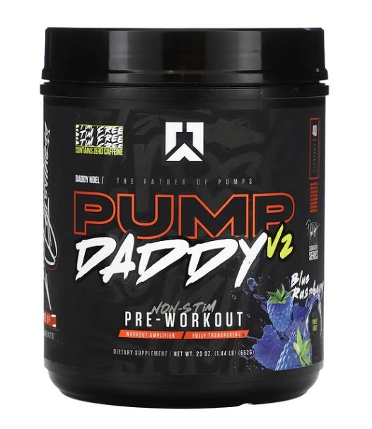 RYSE, Pump Daddy V2, Blue Raspberry - 652g