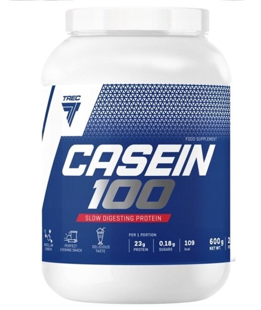 Trec Nutrition, Casein 100, Strawberry - 600g