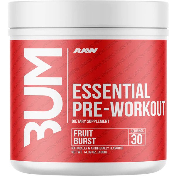Raw Nutrition, CBUM Essential Pre-Workout, Fruit Burst - 408g