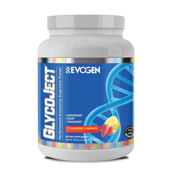 Evogen, GlycoJect, Strawberry Lemonade - 1000g
