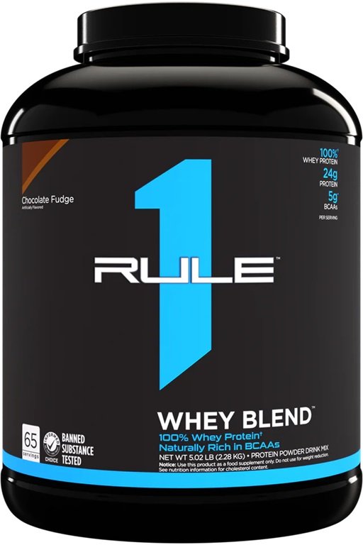 Rule One, R1 Whey Blend, Chocolate Fudge - 2280g
