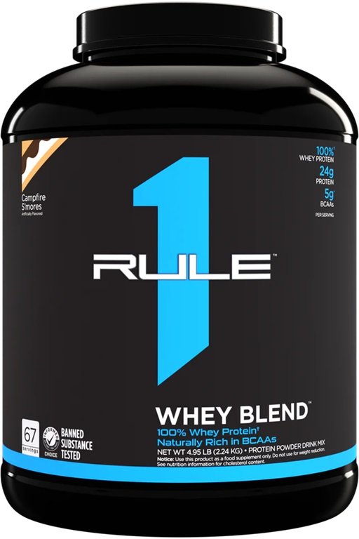 Rule One, R1 Whey Blend, Campfire S'mores - 2240g