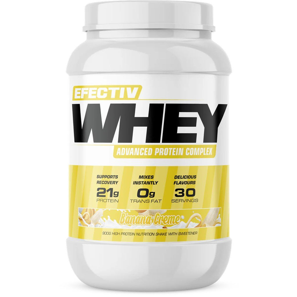 Efectiv Nutrition, Whey Protein, Banana Creme - 900g