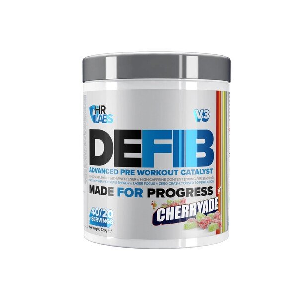 HR Labs, Defib V3 - Advanced Pre Workout Catalyst, Cherryade - 420g