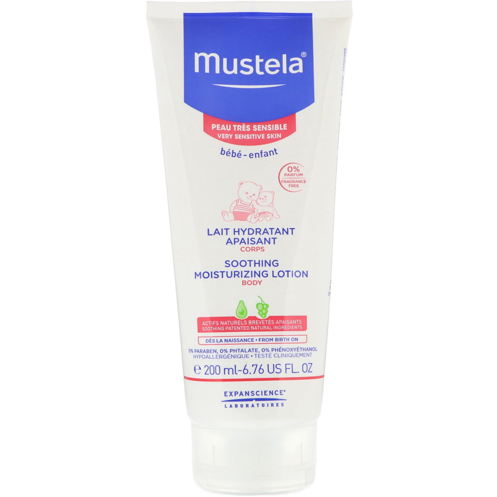 Mustela Baby Soothing Moisturizing Body Lotion For Very Sensitive Skin 6.76 fl oz (200 ml)