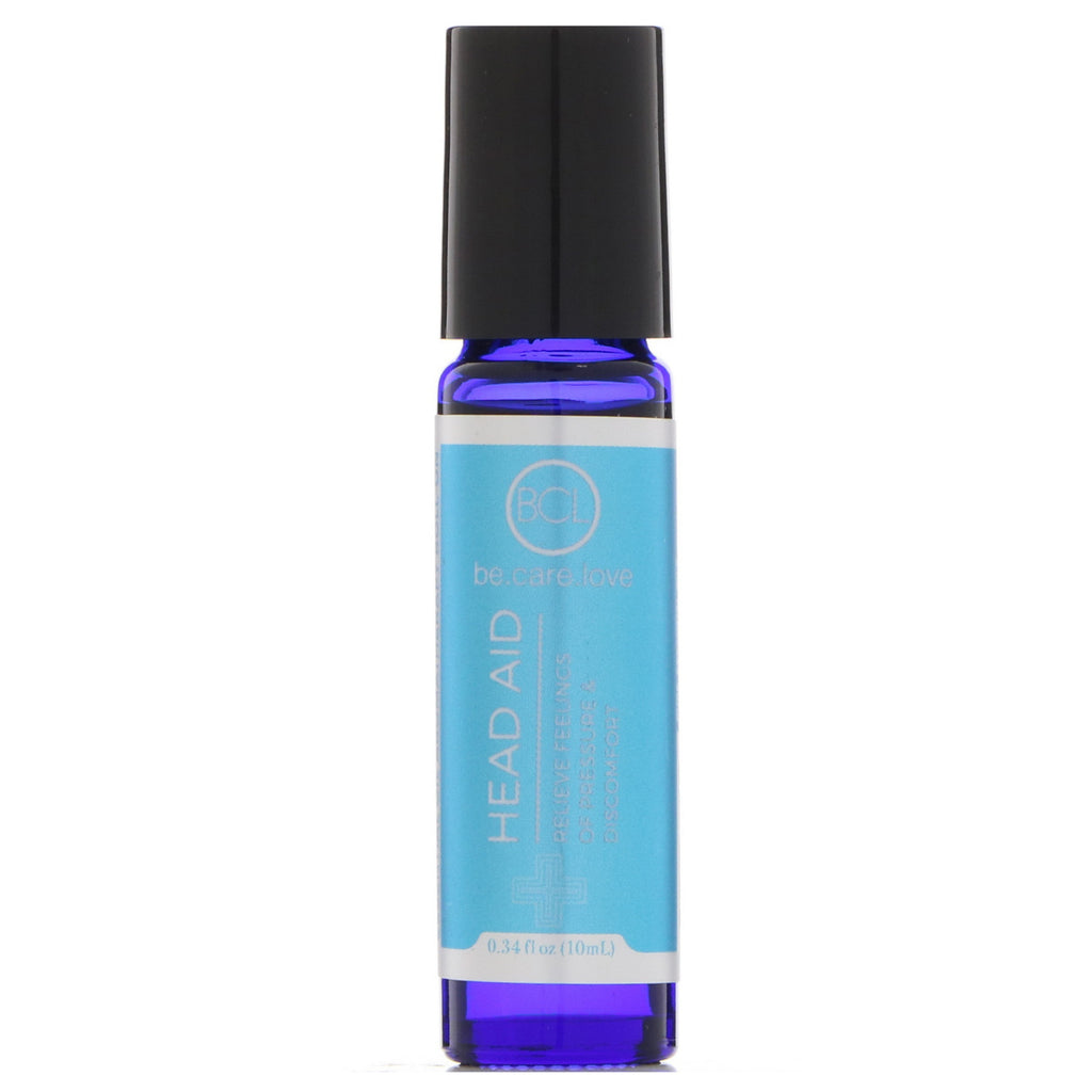BLC, Be Care Love, Essential Oil Aromatherapy Roll-On, Head Aid, 0.34 fl oz (10 ml)