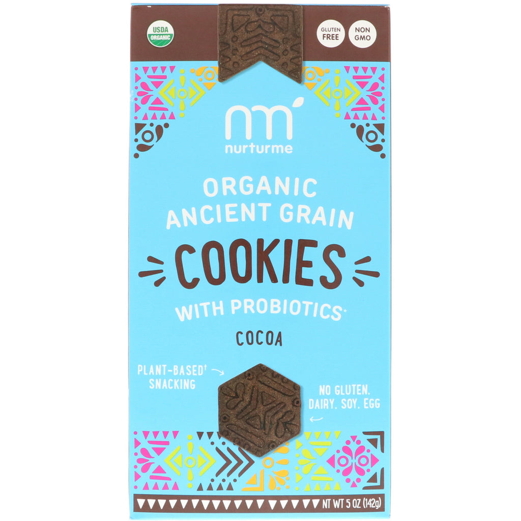 NurturMe Ancient Grain Cookies With Probiotics Cocoa 5 oz (142 g)