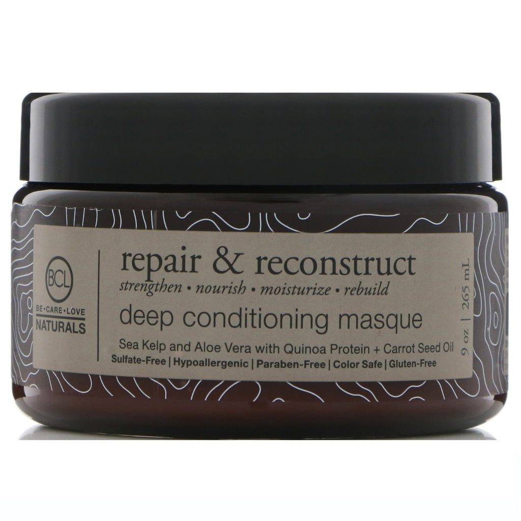 BLC, Be Care Love, Naturals, Repair & Reconstruct, Deep Conditioning Masque, 9 oz (265 ml)
