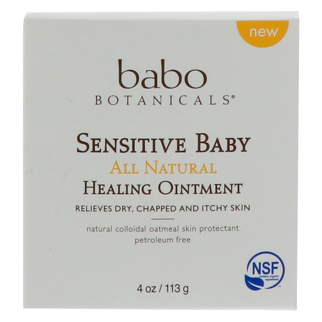 Babo Botanicals, Sensitive Baby, All Natural, Healing Ointment, 4 oz (113 g)