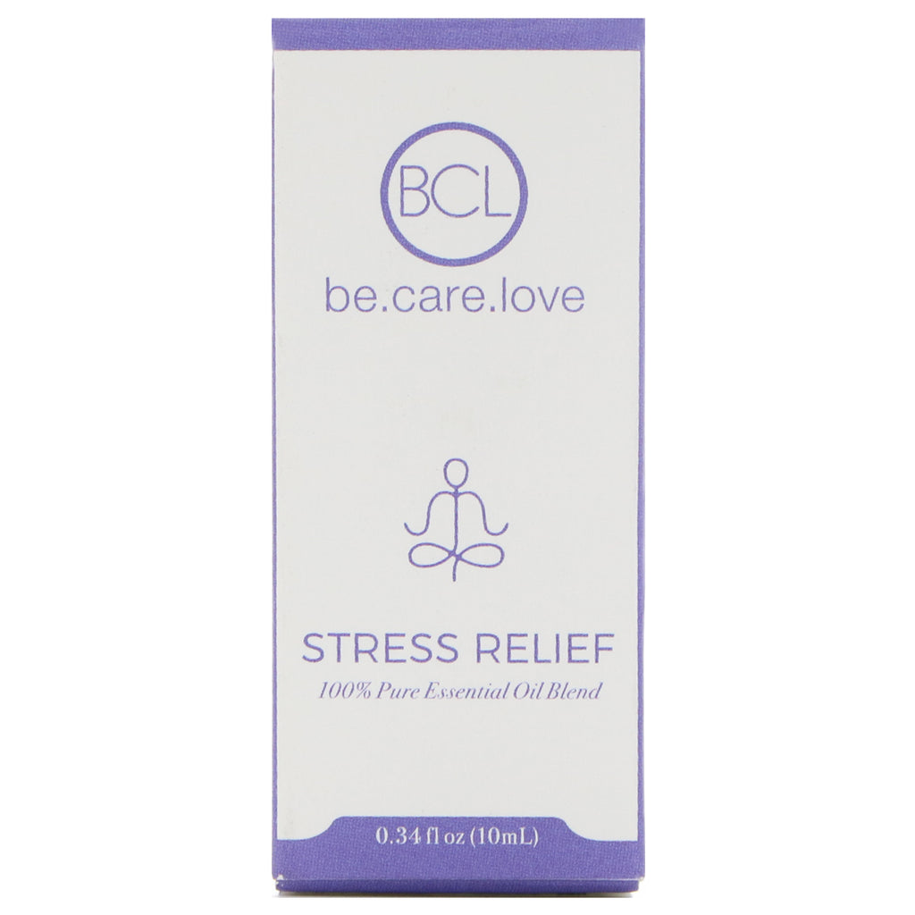 BLC, Be Care Love, Mezcla de aceites esenciales 100 % puros, Alivio del estrés, 10 ml (0,34 oz. líq.)