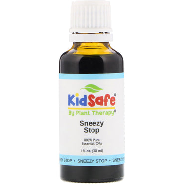 Plant Therapy, KidSafe, 100% Pure Essential Oils, Sneezy Stop, 1 fl oz (30 ml)
