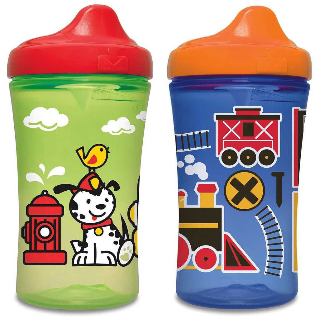 NUK, Gerber Graduates, Advance Developmental Cups, 12+ Months, Boy, 2 Cups, 10 oz (300 ml) Each