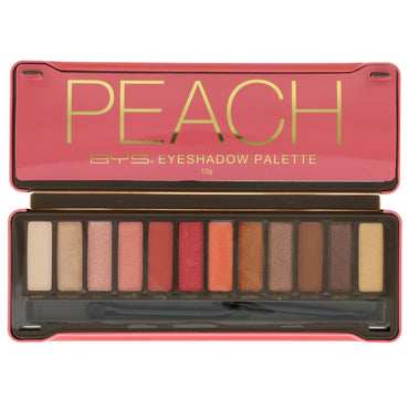 BYS, Peach, Eyeshadow Palette, 12 g