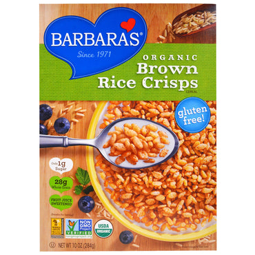 Barbara's Bakery,  Brown Rice Crisps Cereal, 10 oz (284 g)