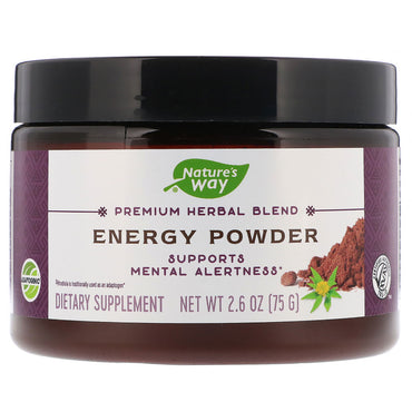 Nature's Way, Premium Herbal Blend, Energy Powder, 2.6 oz (75 g)