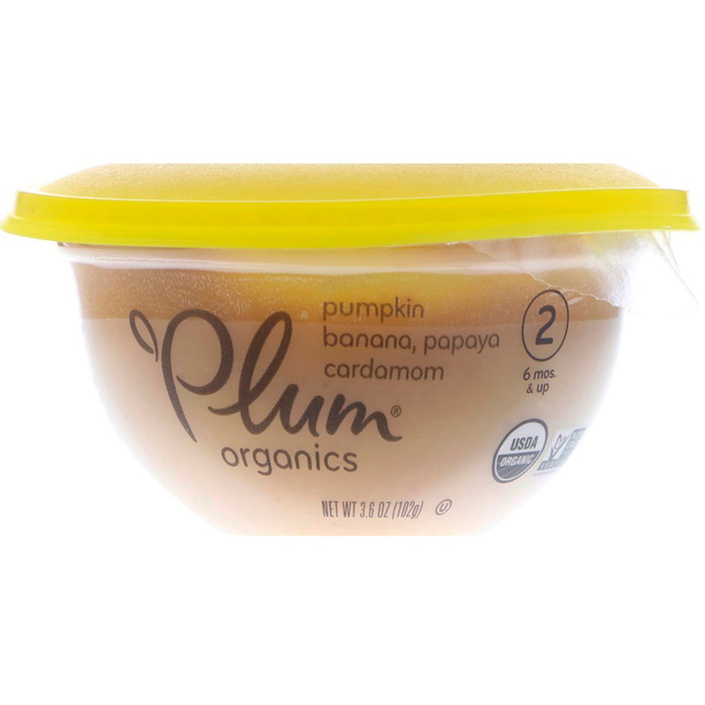 Plum s Baby Bowl Stage 2 Pumpkin Banana Papaya & Cardamom 3.6 oz (102 g)