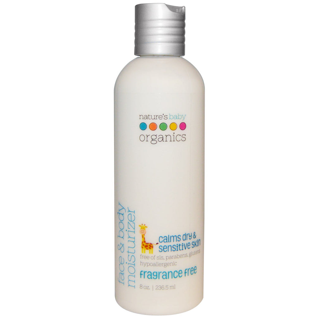 Nature's Baby s Face & Body Moisturizer Fragrance Free 8 oz (236.5 ml)