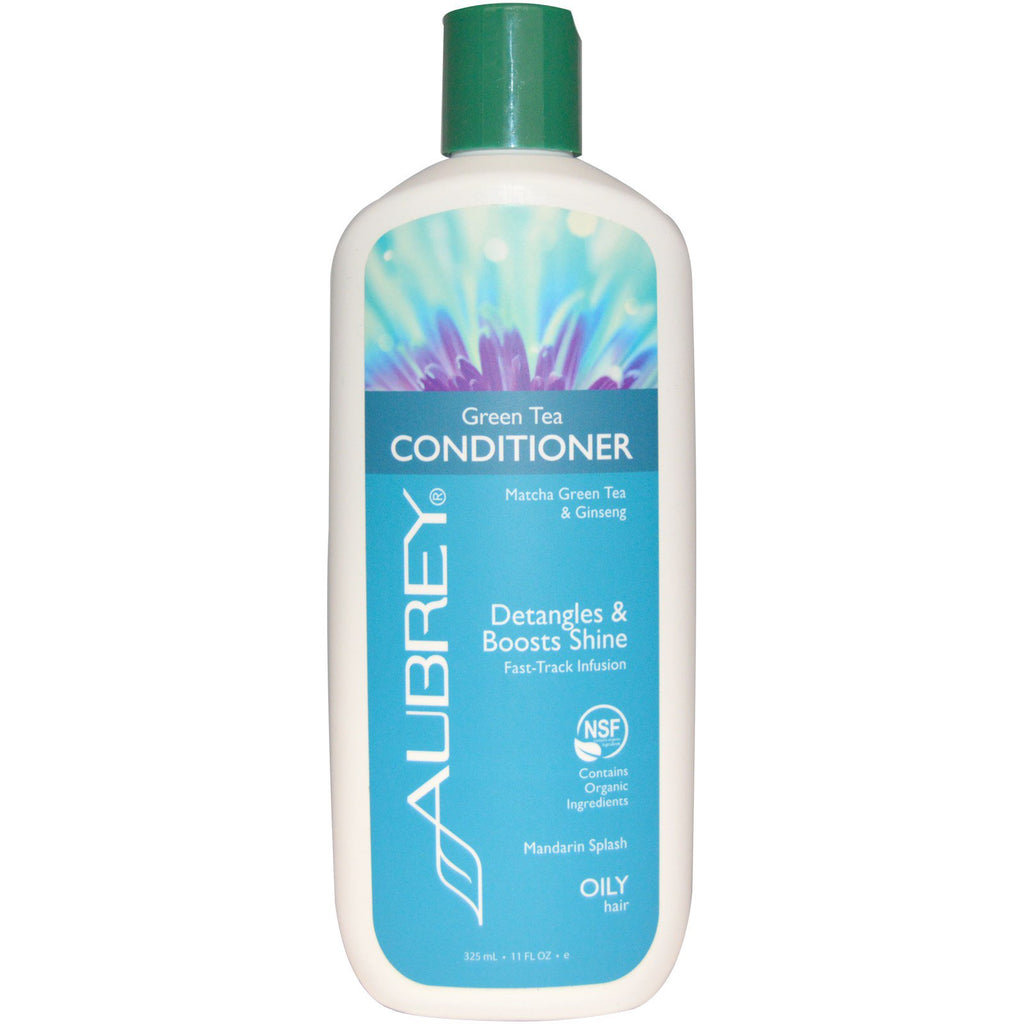 Aubrey s, Green Tea Conditioner, Matcha Green Tea & Ginseng, Mandarin Splash, 11 fl oz (325 ml)