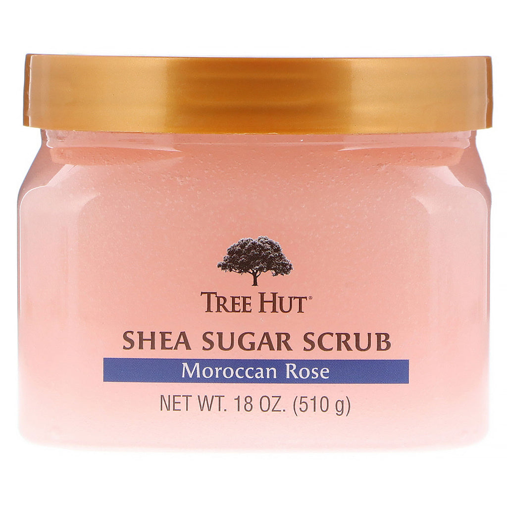 Tree Hut, Shea Sugar Scrub, Moroccan Rose, 18 oz (510 g)