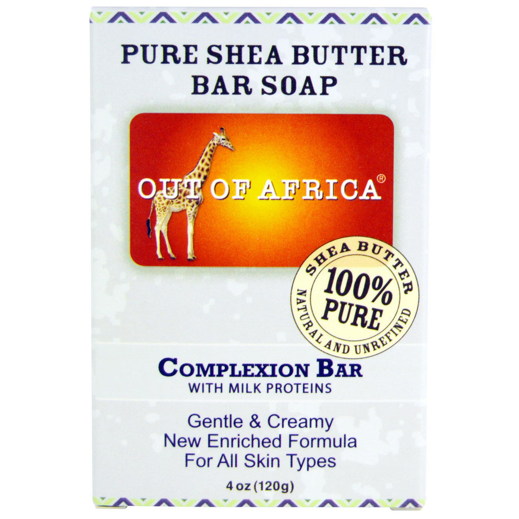 Out of Africa, Pure Shea Butter Bar Soap, Complexion Bar, 4 oz (120 g)
