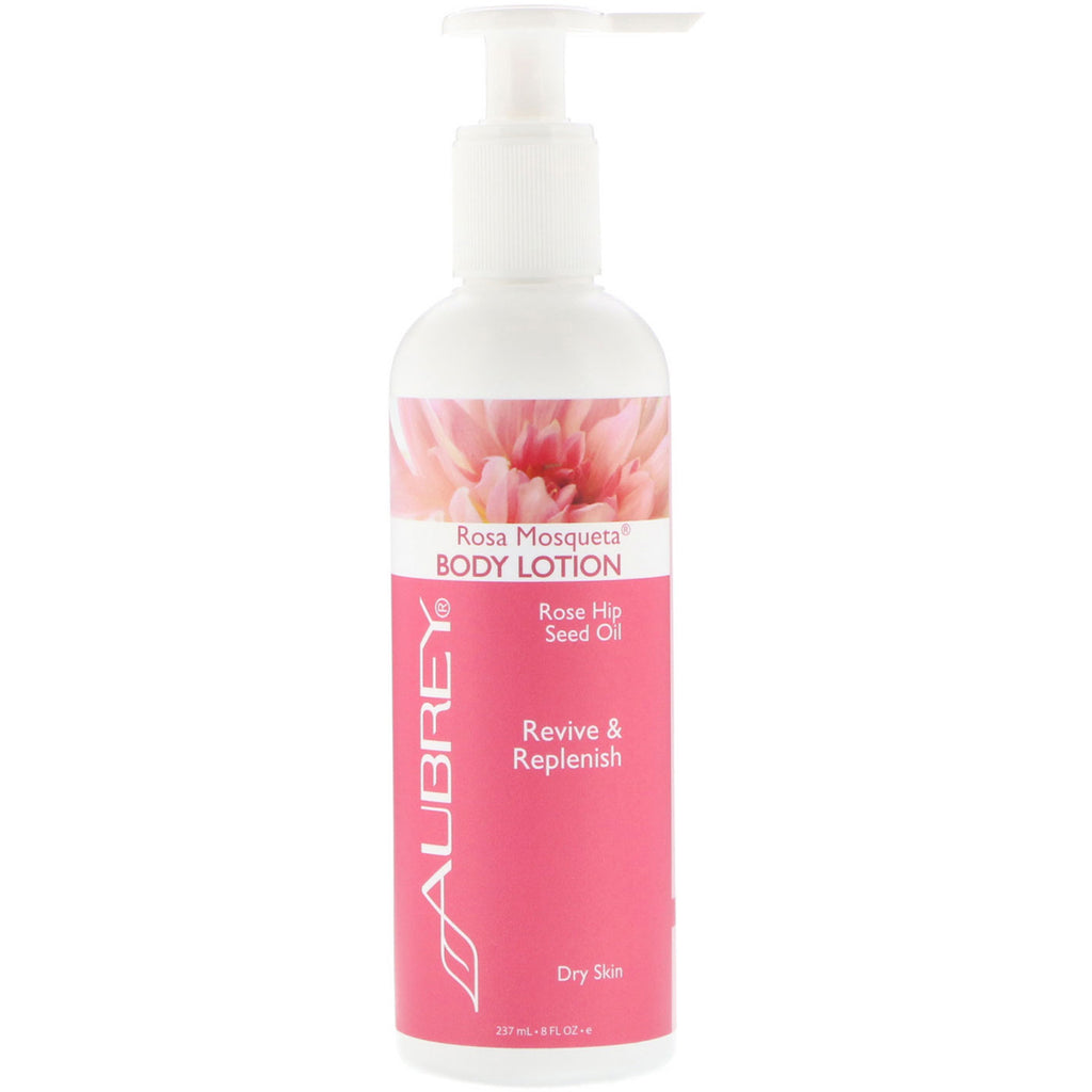 Aubrey s, Body Lotion, Rosa Mosqueta, Dry Skin, 8 fl oz (237 ml)