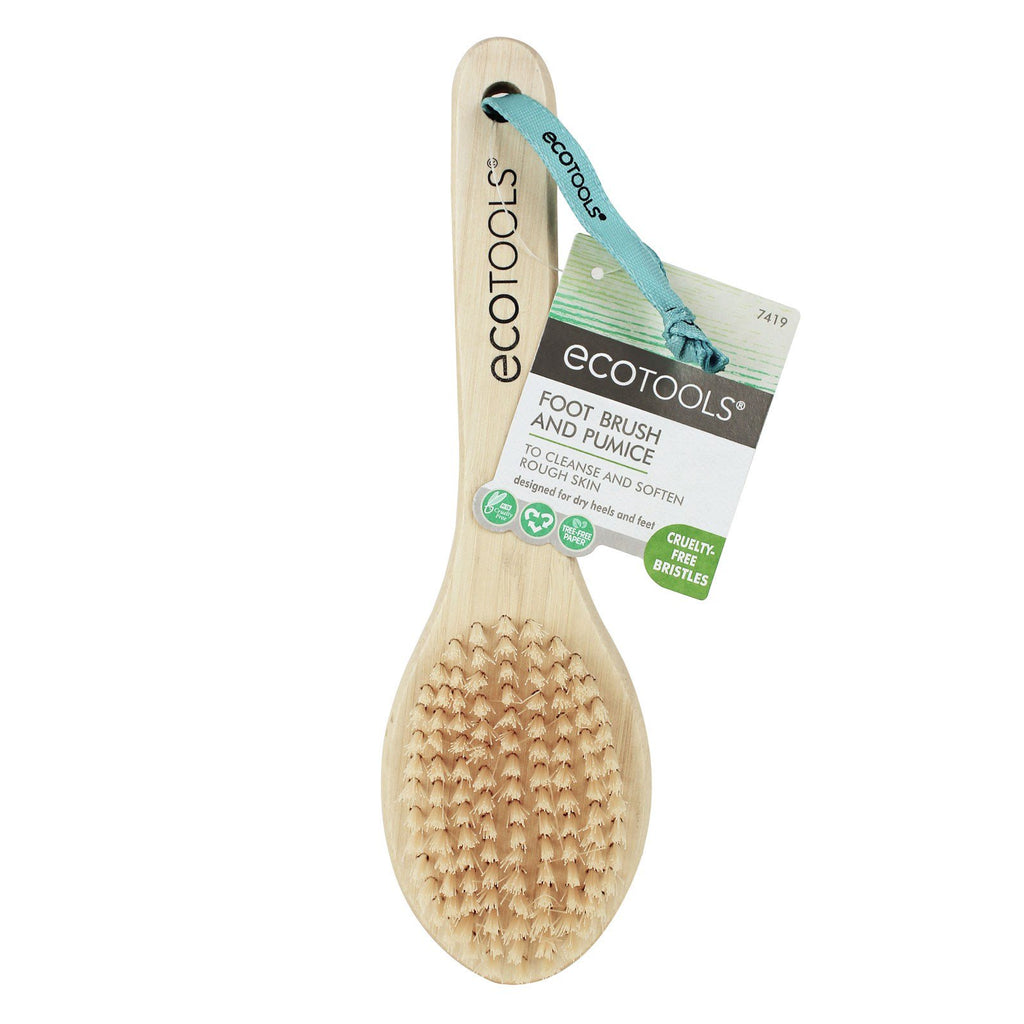 EcoTools, Foot Brush & Pumice, 1 Brush