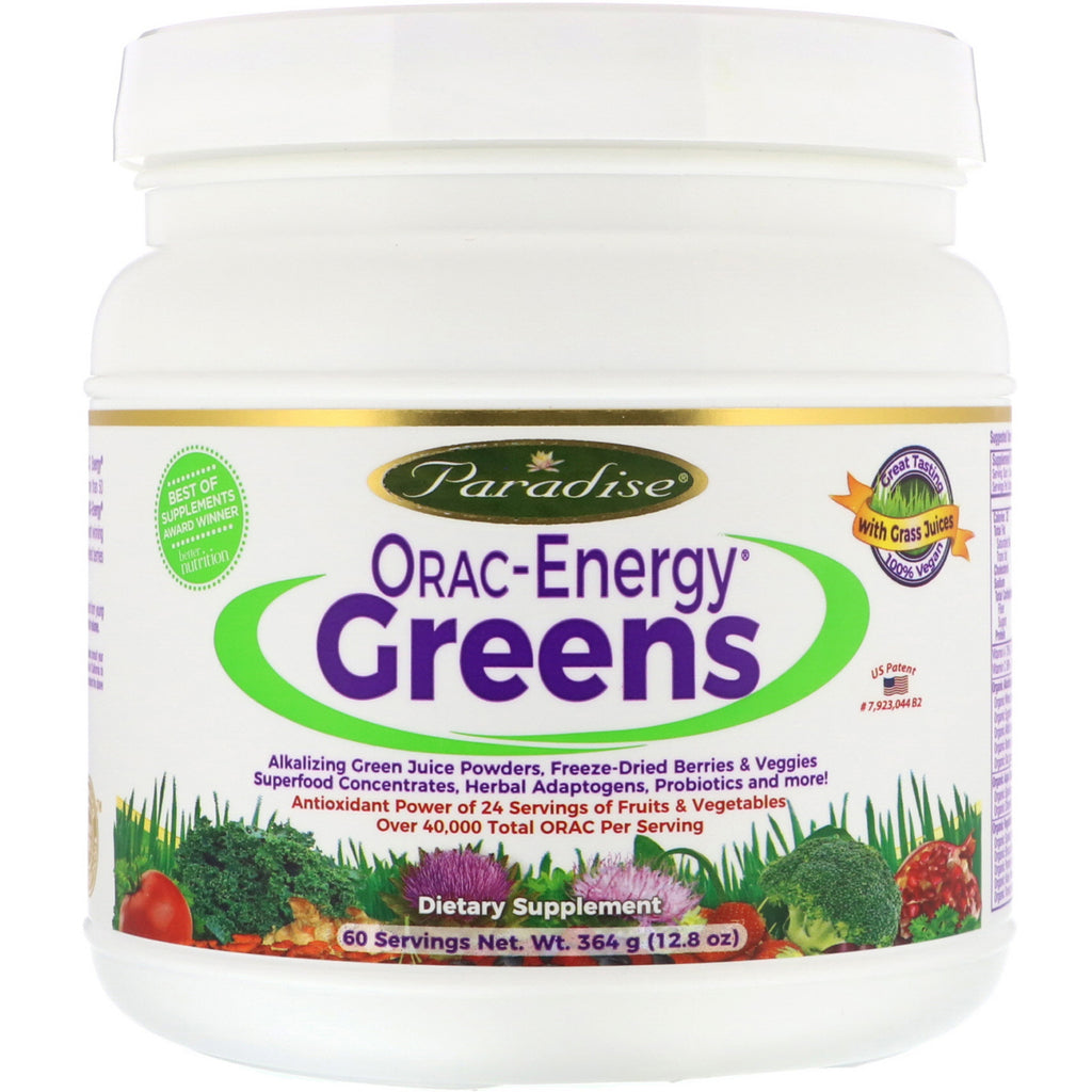 Paradise Herbs, ORAC-Energy Greens、12.8 オンス (364 g)
