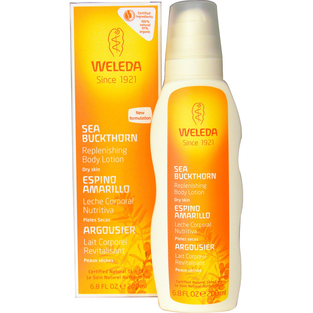 Weleda, Replenishing Body Lotion, Sea Buckthorn, 6.8 fl oz (200 ml)