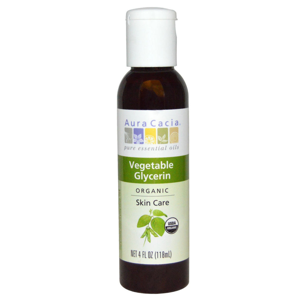 Aura Cacia, , Skin Care, Vegetable Glycerin, 4 fl oz (118 ml)