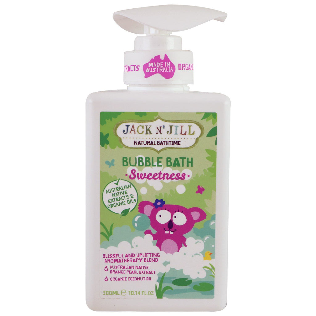 Jack n' Jill Dulzura de baño de burbujas natural para la hora del baño 10.14 fl. onzas (300ml)