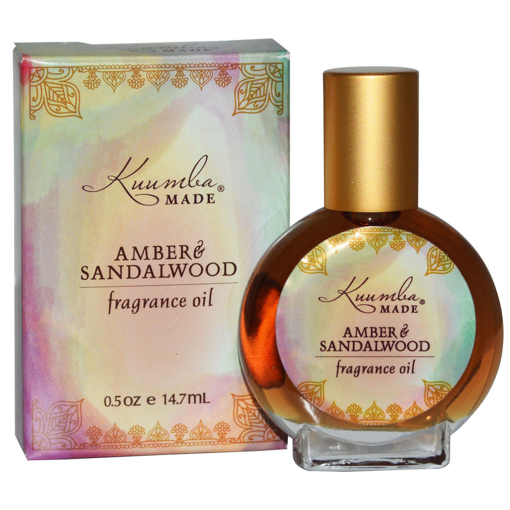 Kuumba Made, Fragrance Oil, Amber & Sandalwood, 0.5 oz (14.7 ml)